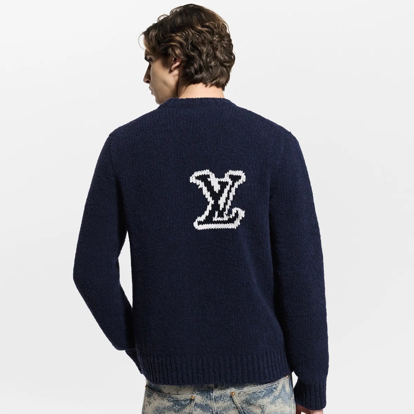Pull à col rond LV Intarsia Louis vuitton