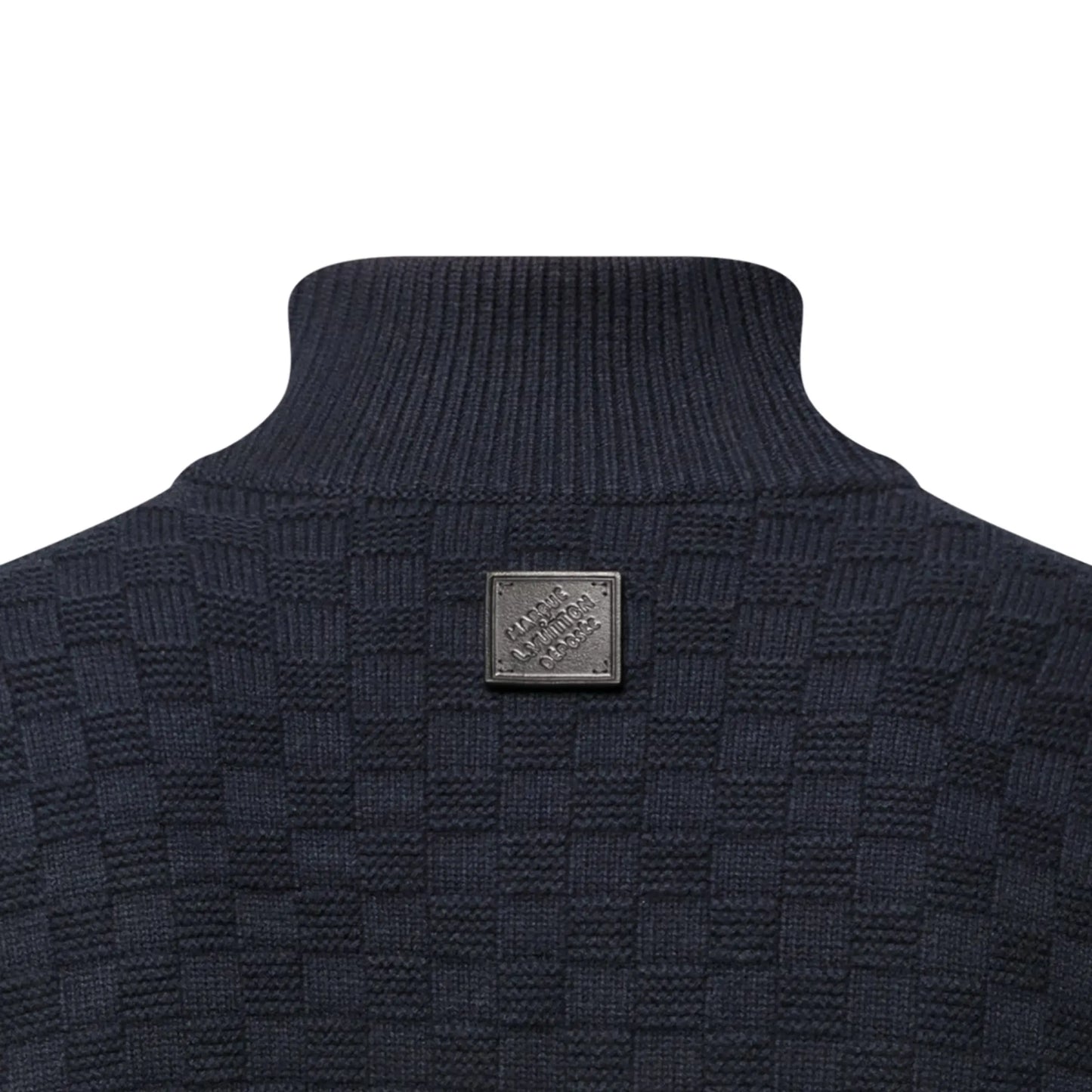 Pull demi-zippé en laine et cachemire Louis vuitton