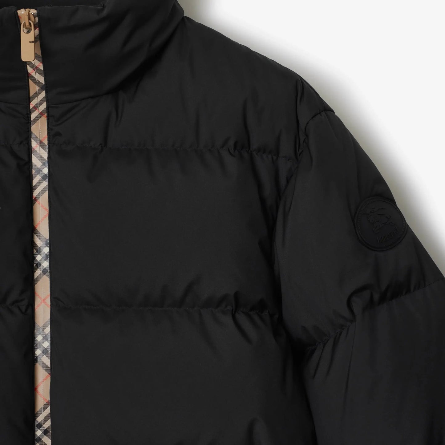 Doudoune Snowdon à bande Check Burberry