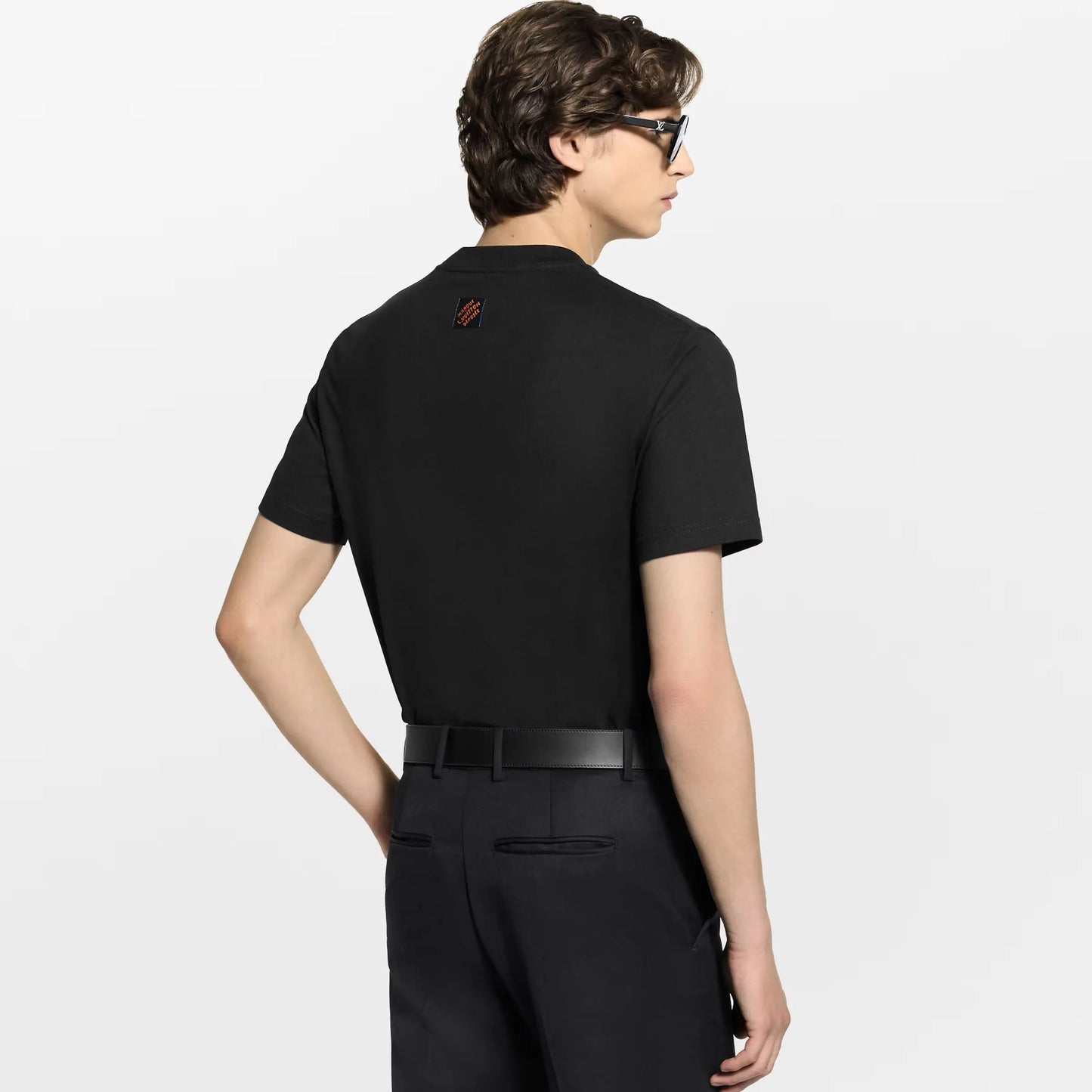 Tee-shirt à manches courtes avec signature Louis vuitton