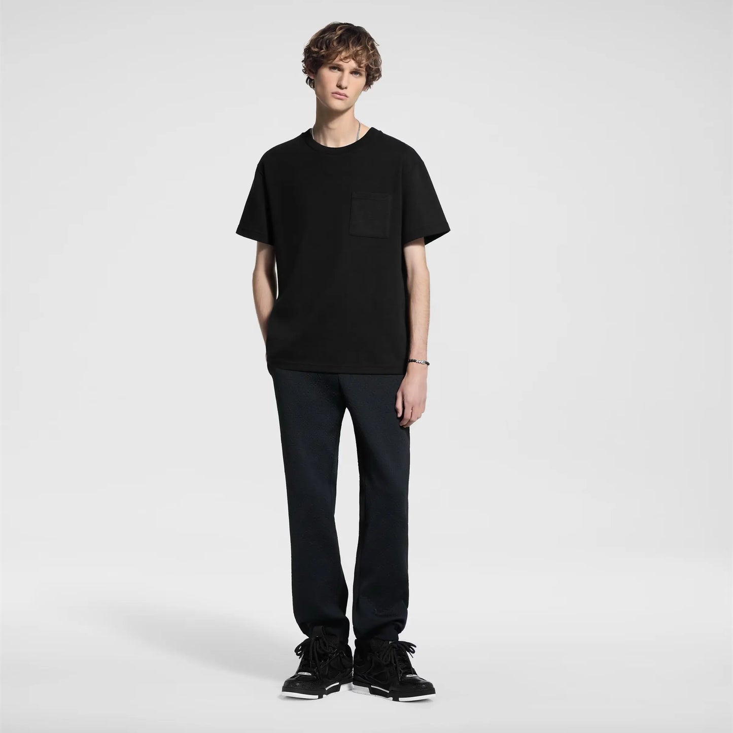 Tee-shirt en coton piqué Louis vuitton