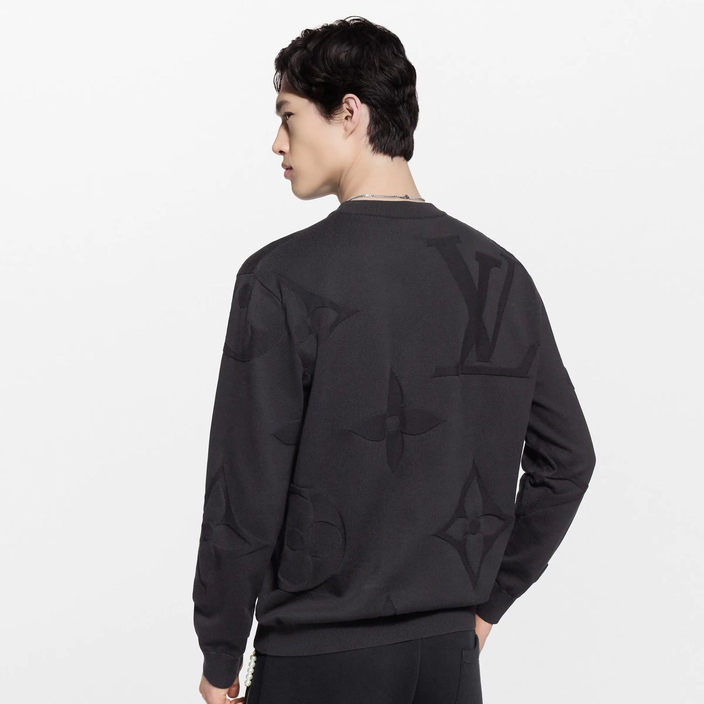 Tee-shirt Monogram manches longues en coton Louis vuitton
