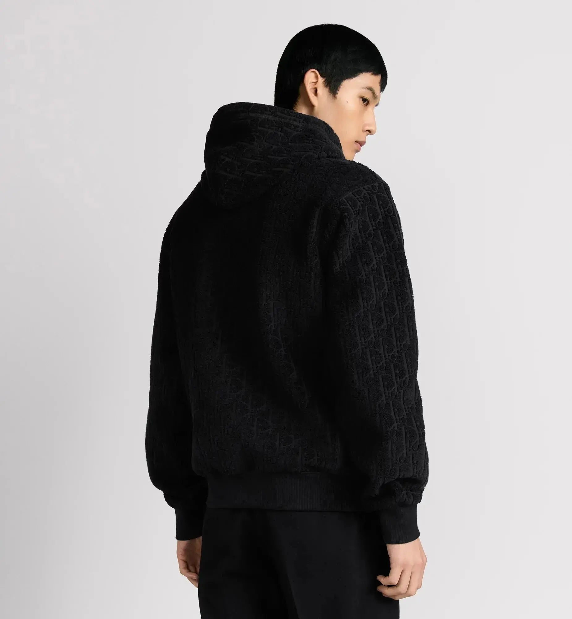 Sweatshirt à capuche CD Oblique, coupe relax Dior