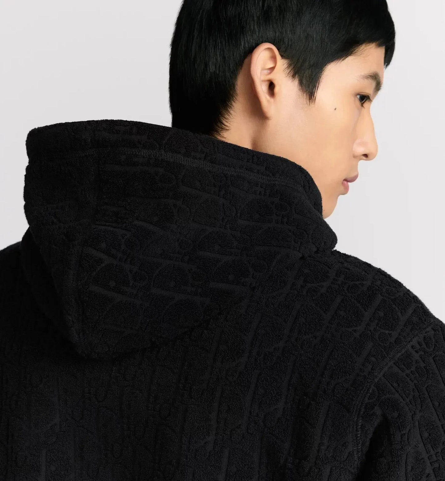 Sweatshirt à capuche CD Oblique, coupe relax Dior