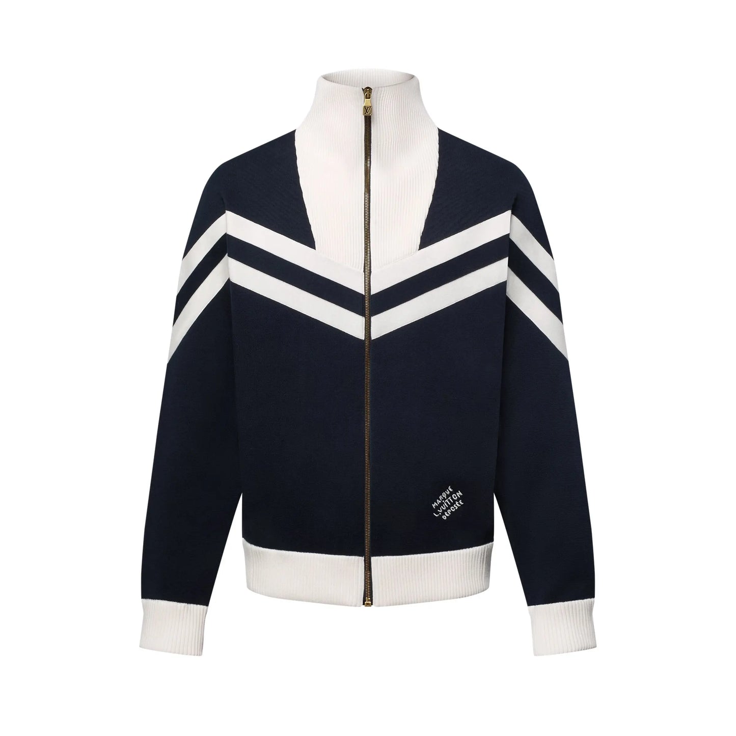 Blouson marin en maille de coton