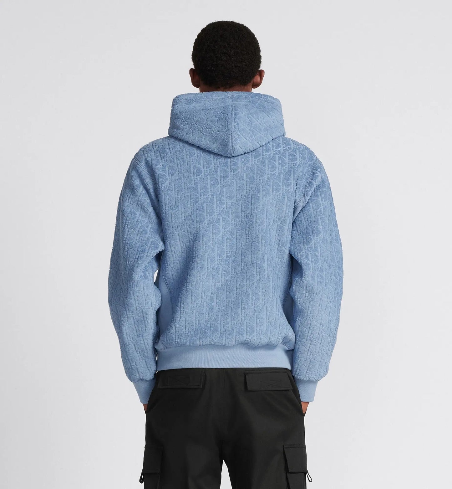 Sweatshirt à capuche CD Oblique, coupe relax Dior