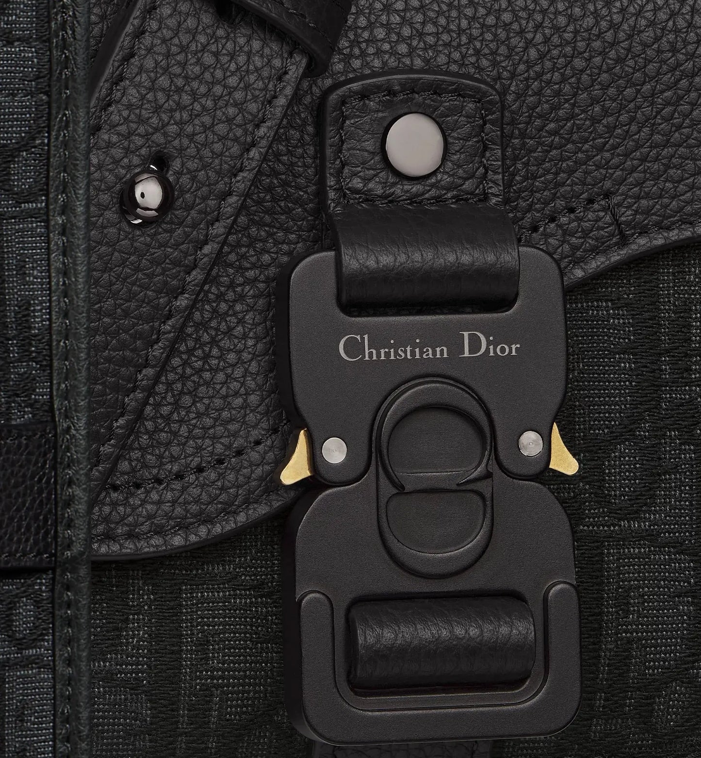 Mini sac Messenger à rabat Saddle dior