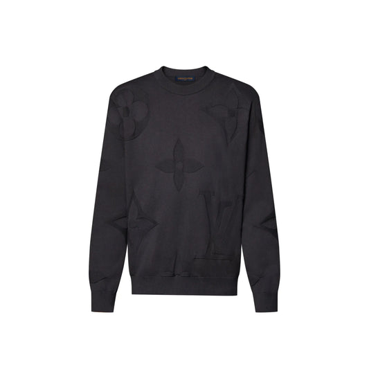 Tee-shirt Monogram manches longues en coton