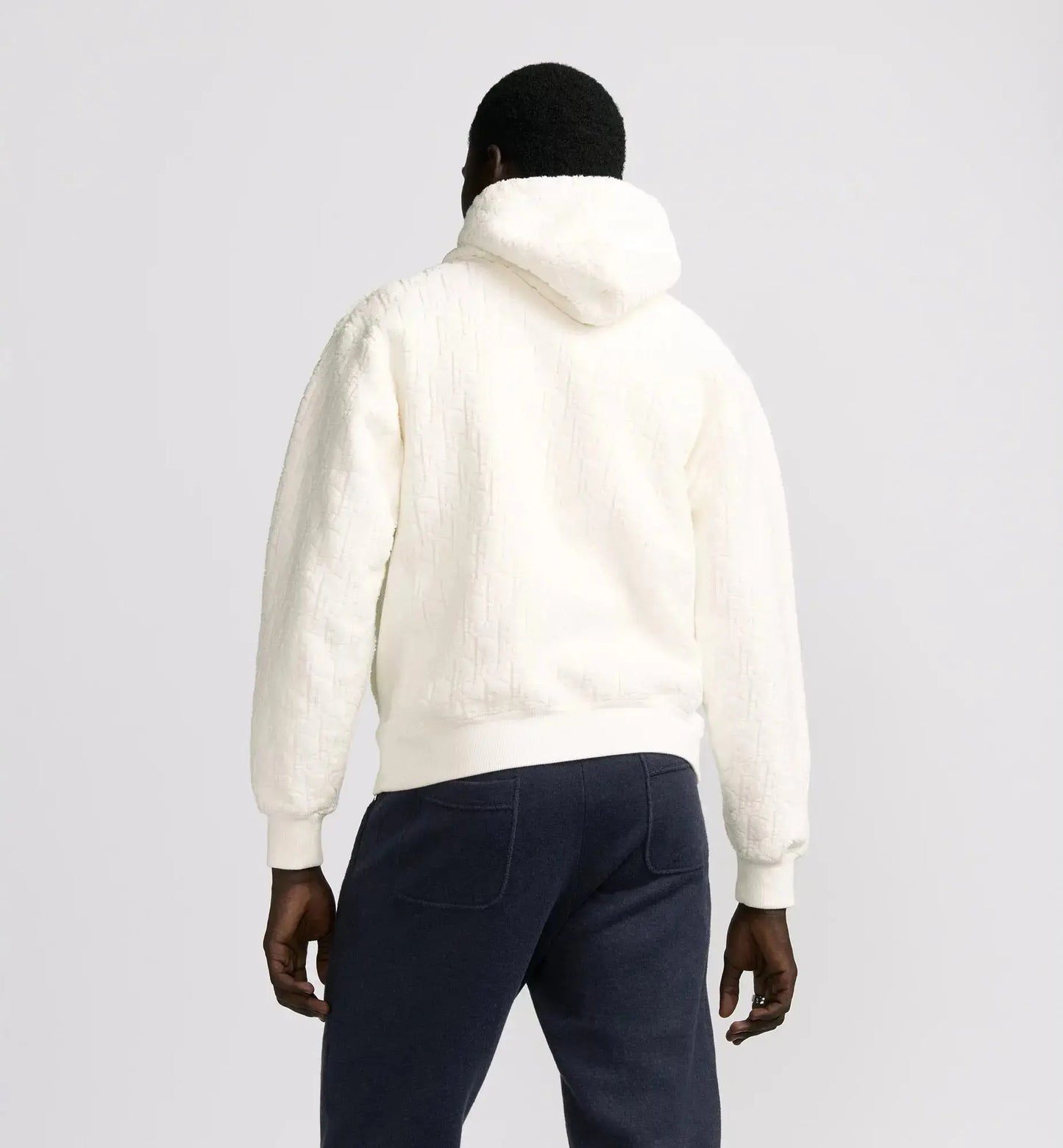 Sweatshirt à capuche CD Oblique, coupe relax Dior