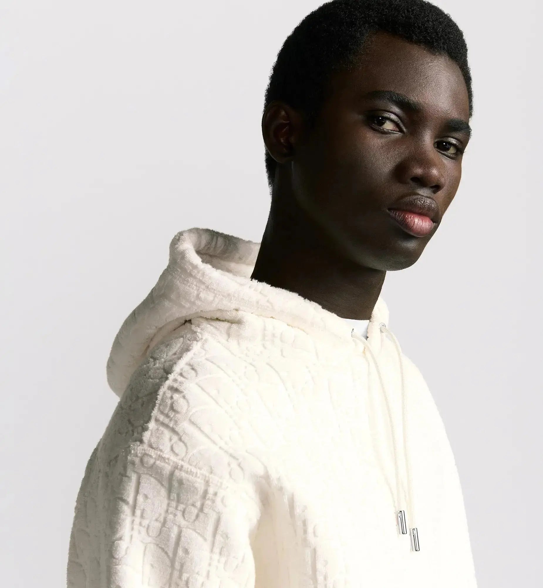 Sweatshirt à capuche CD Oblique, coupe relax Dior