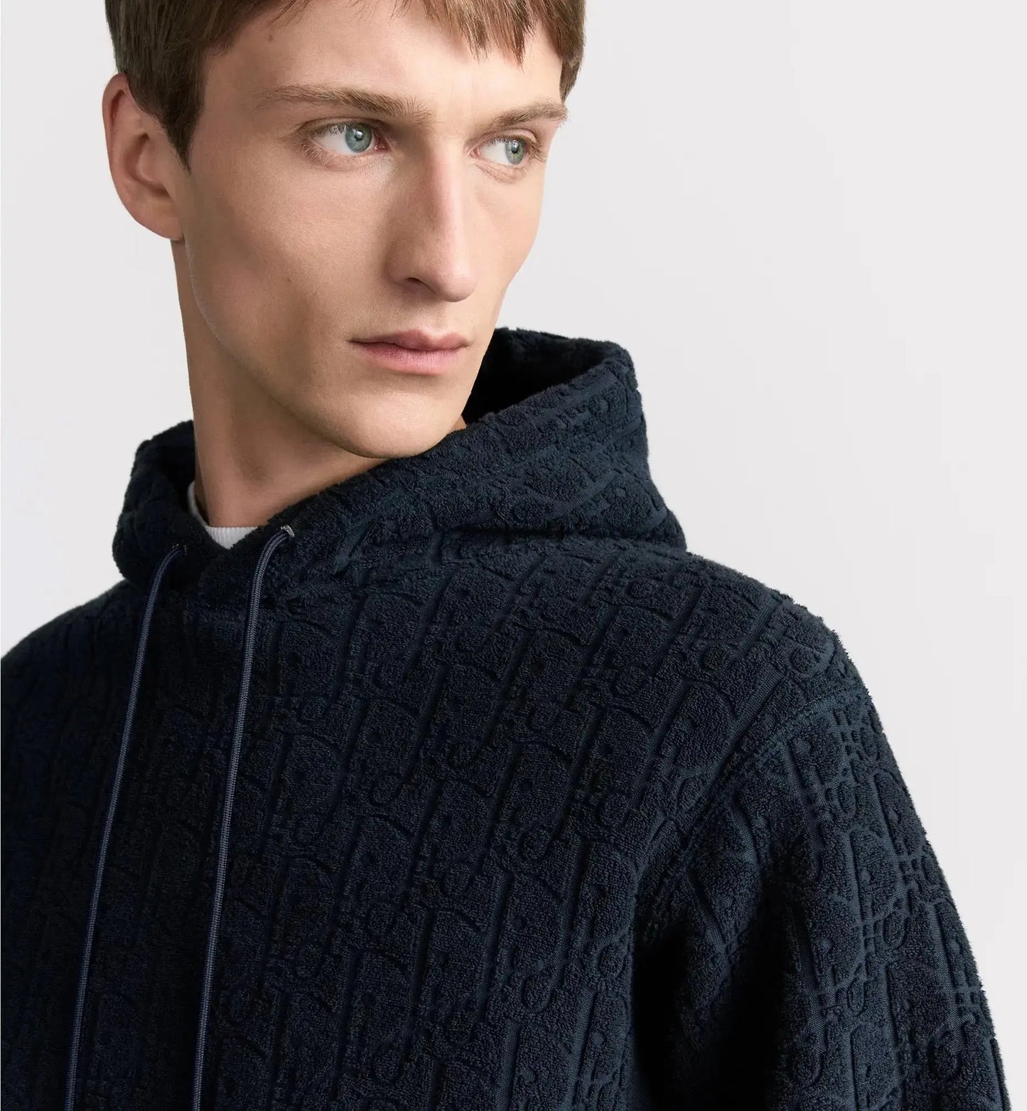 Sweatshirt à capuche CD Oblique, coupe relax Dior